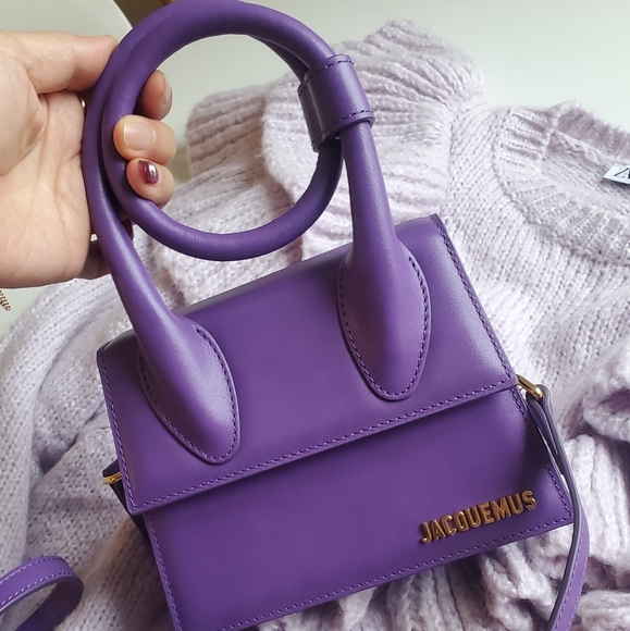 COPY - Jacquemus purple le Chiquito noeud bag - Picture 2 of 12